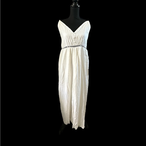 Lulus NWT White, Backless Jumpsuit, size Sm - Picture 3 of 5